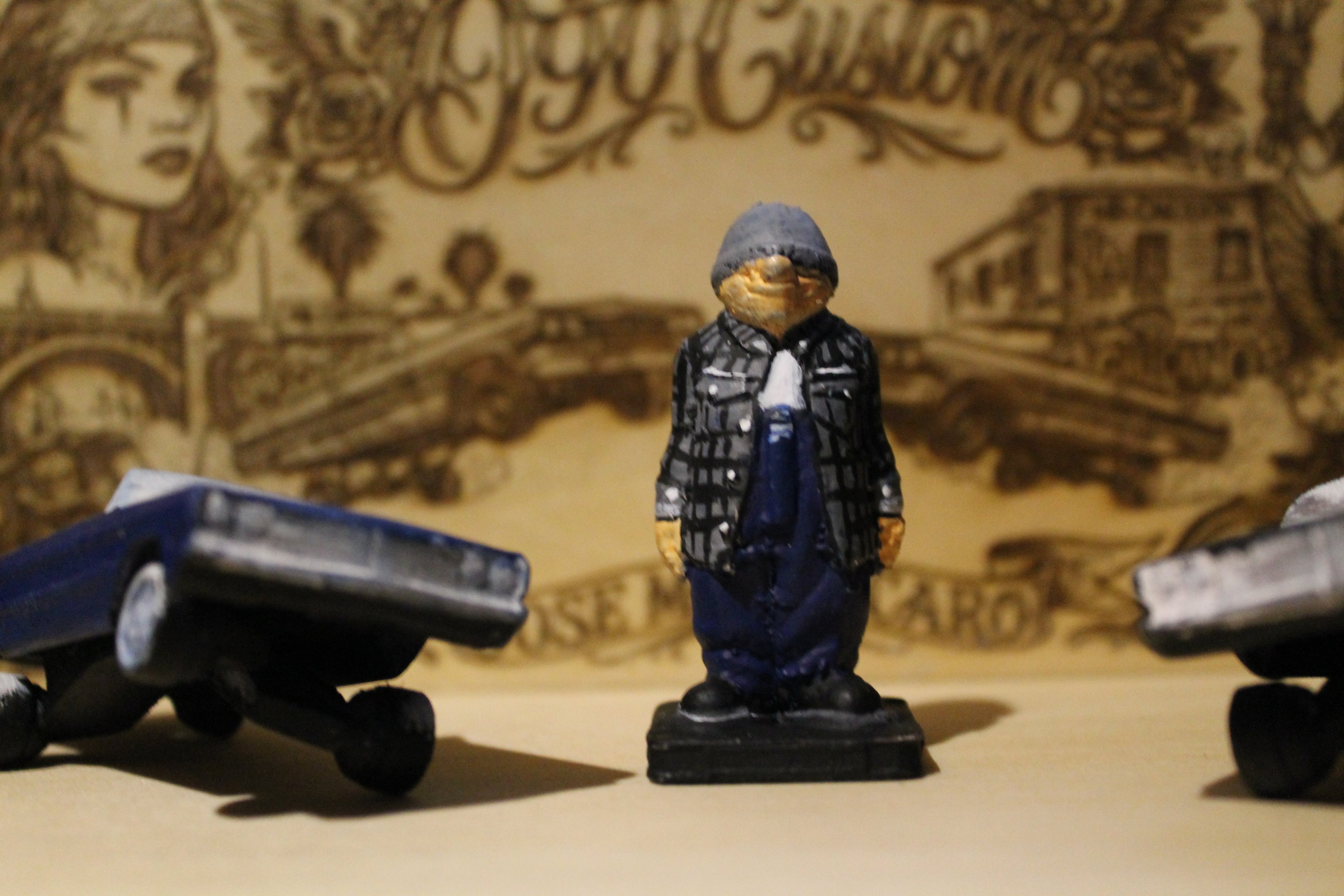 090 Custom by TKBROS — Silencio | Figura Coleccionable Resina Pintada a Mano